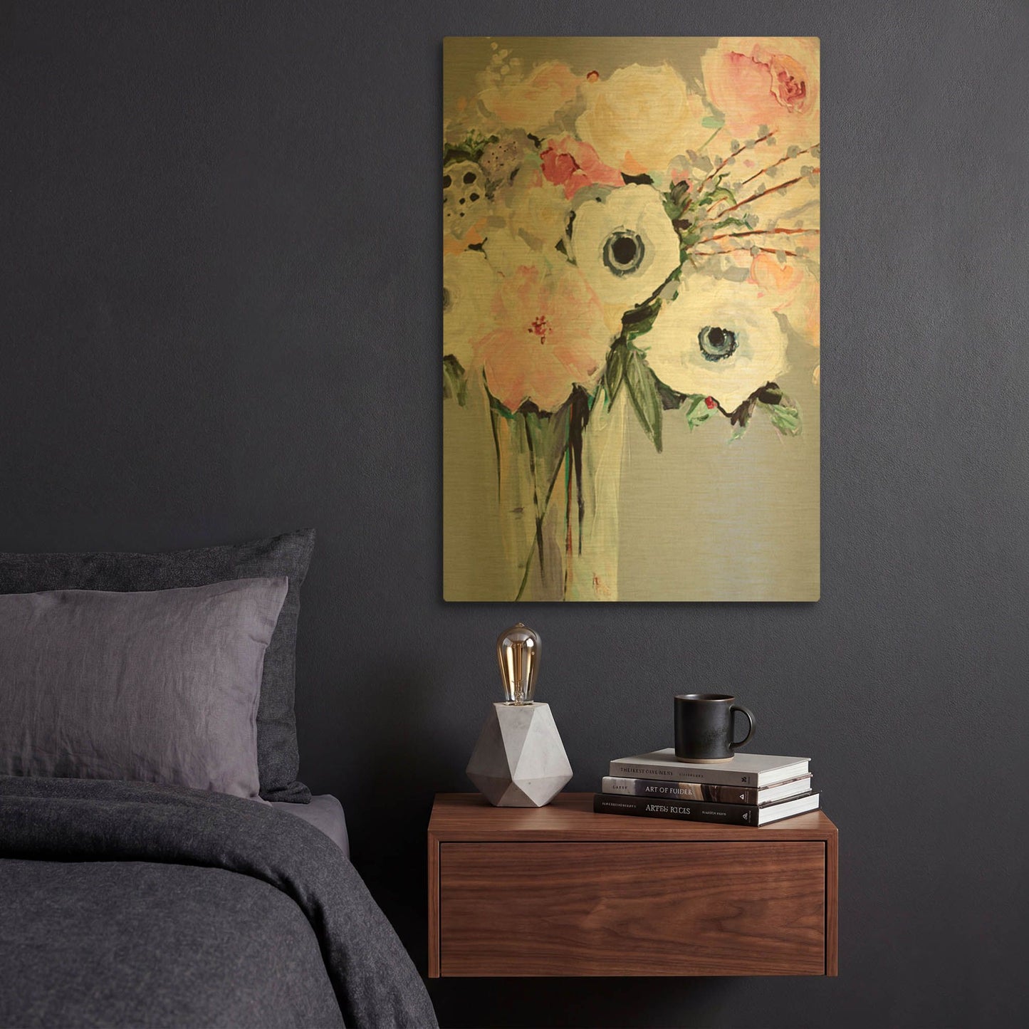 'Sweetie Pie' By Jacqueline Brewer Gold Metal Wall Art