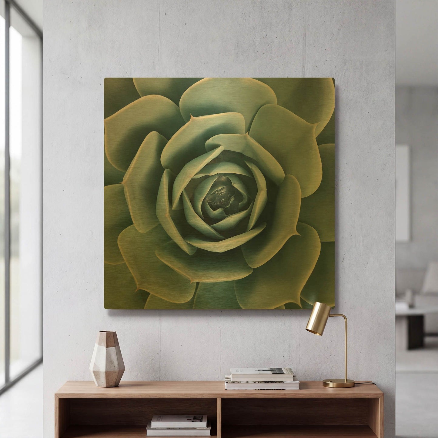 'After the Rain' By Jan Bell Gold Metal Wall Art