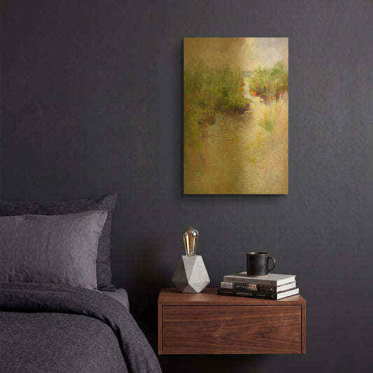 'To The Sea' By Kasia Bruniany Gold Metal Wall Art