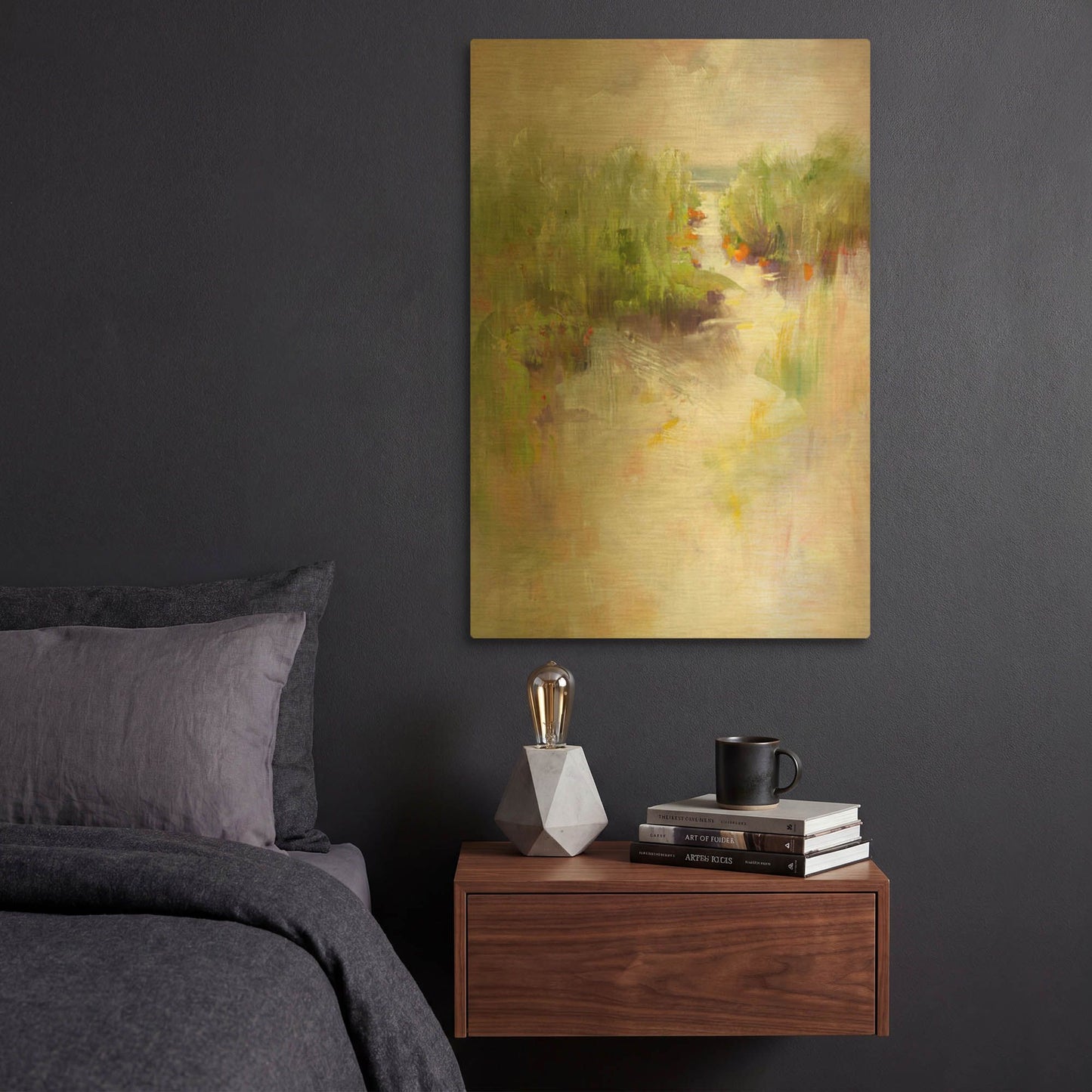 'To The Sea' By Kasia Bruniany Gold Metal Wall Art