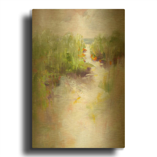 'To The Sea' By Kasia Bruniany Gold Metal Wall Art