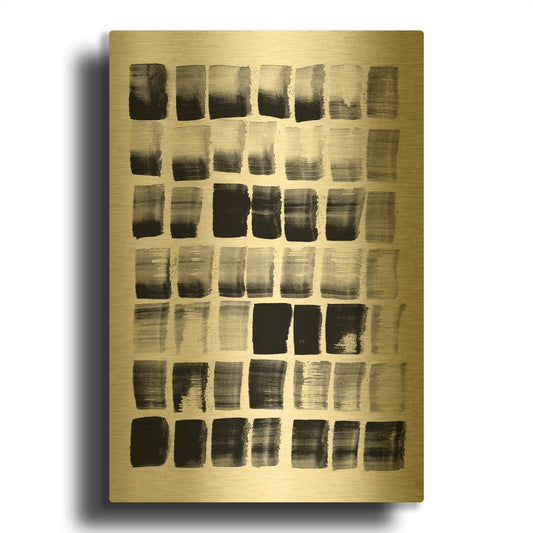 'City Spaces 2' By Lesia Binkin Gold Metal Wall Art