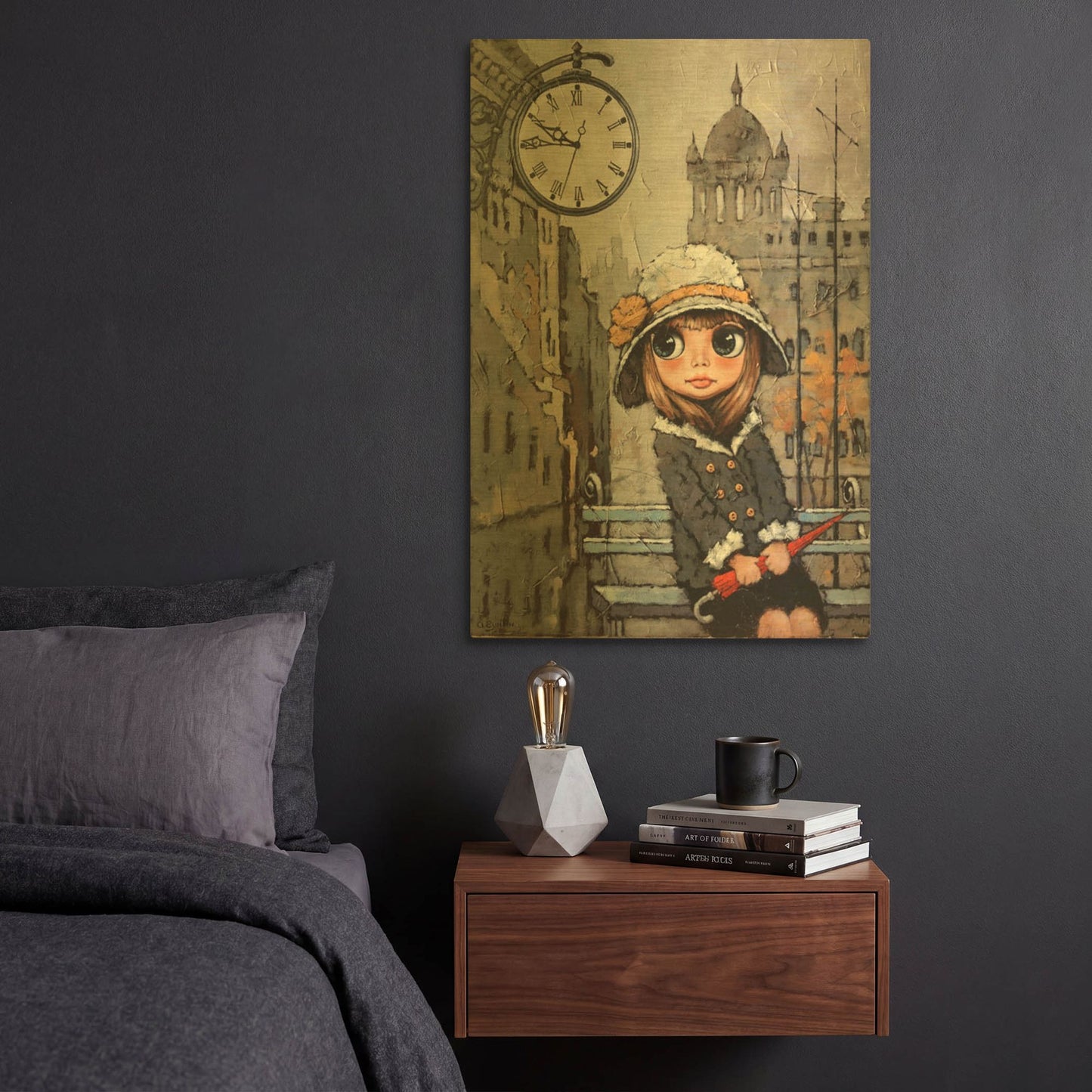 'Appointment 2' By Alexander Gunin Gold Metal Wall Art