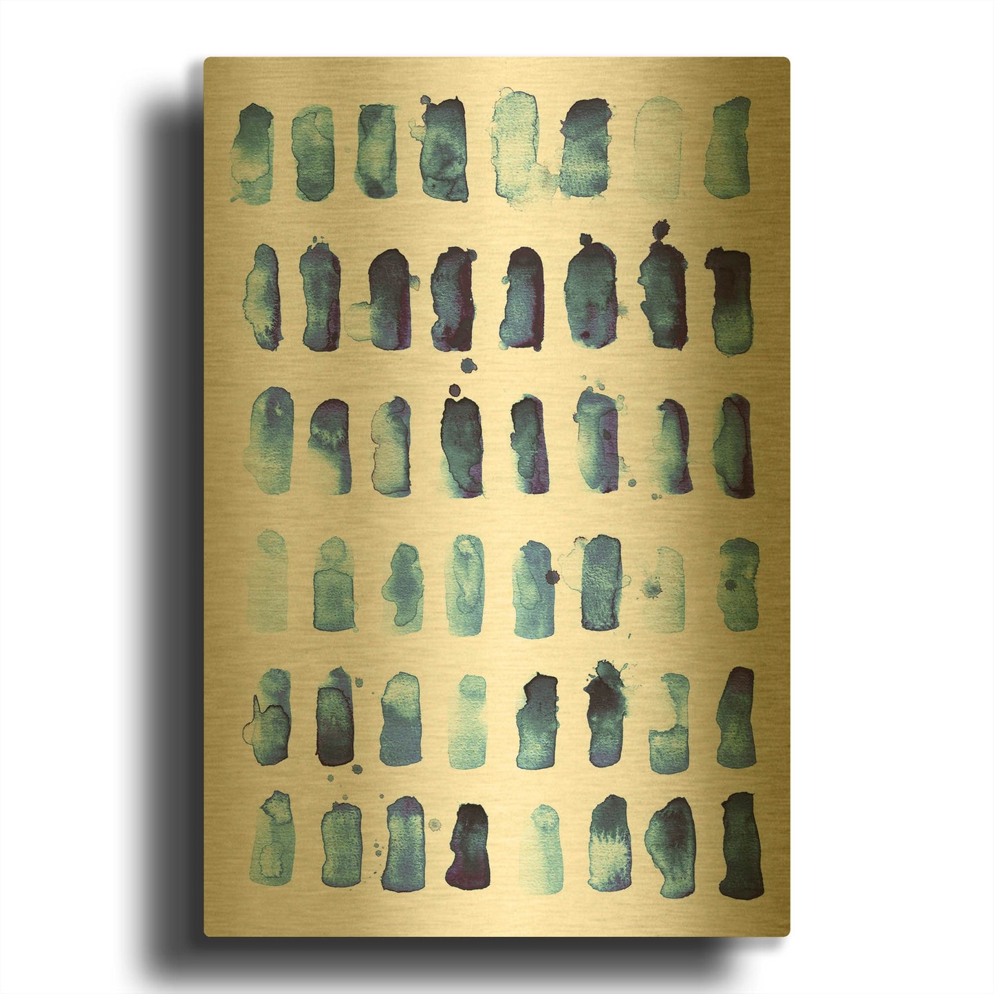 'Summer Sky' By Lesia Binkin Gold Metal Wall Art