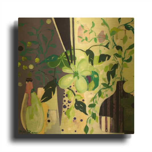 'Constance' By Pamela Beer Gold Metal Wall Art