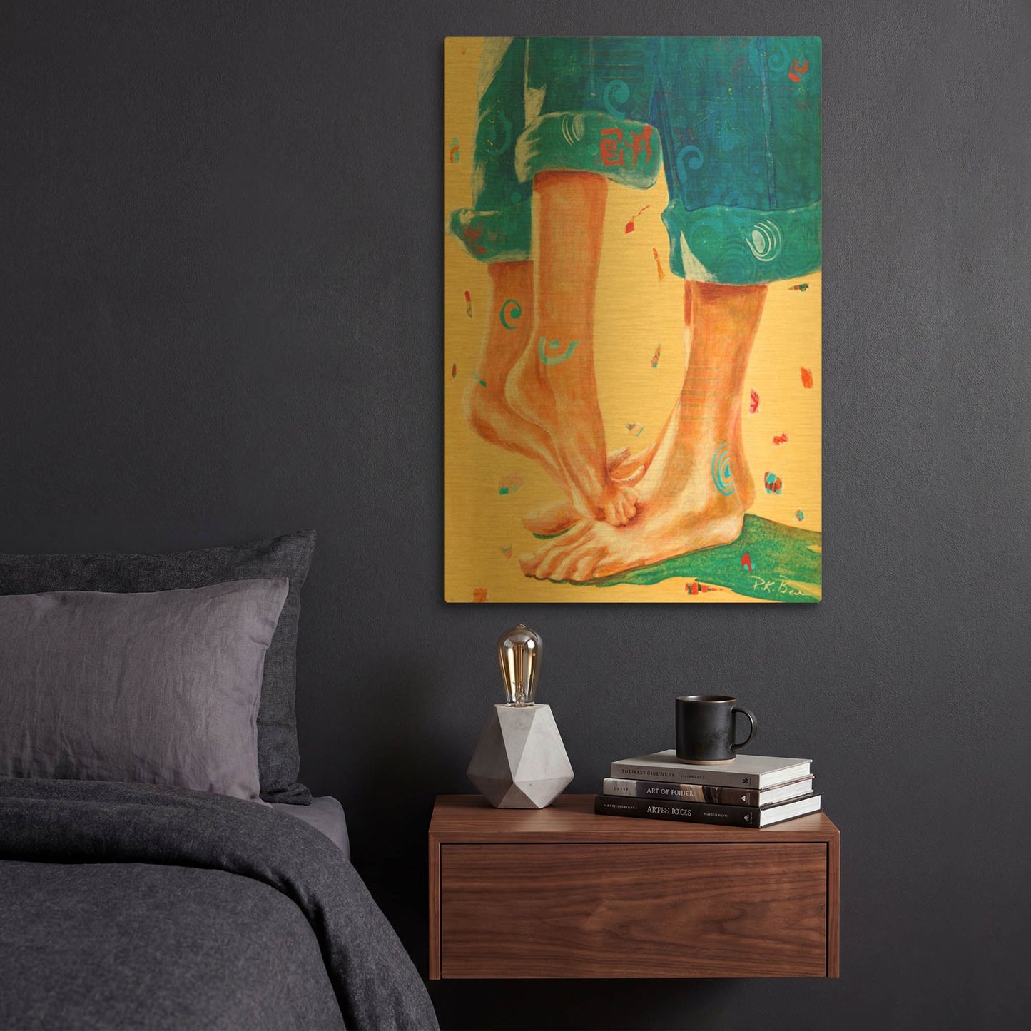 'Better Together' By Pamela Beer Gold Metal Wall Art