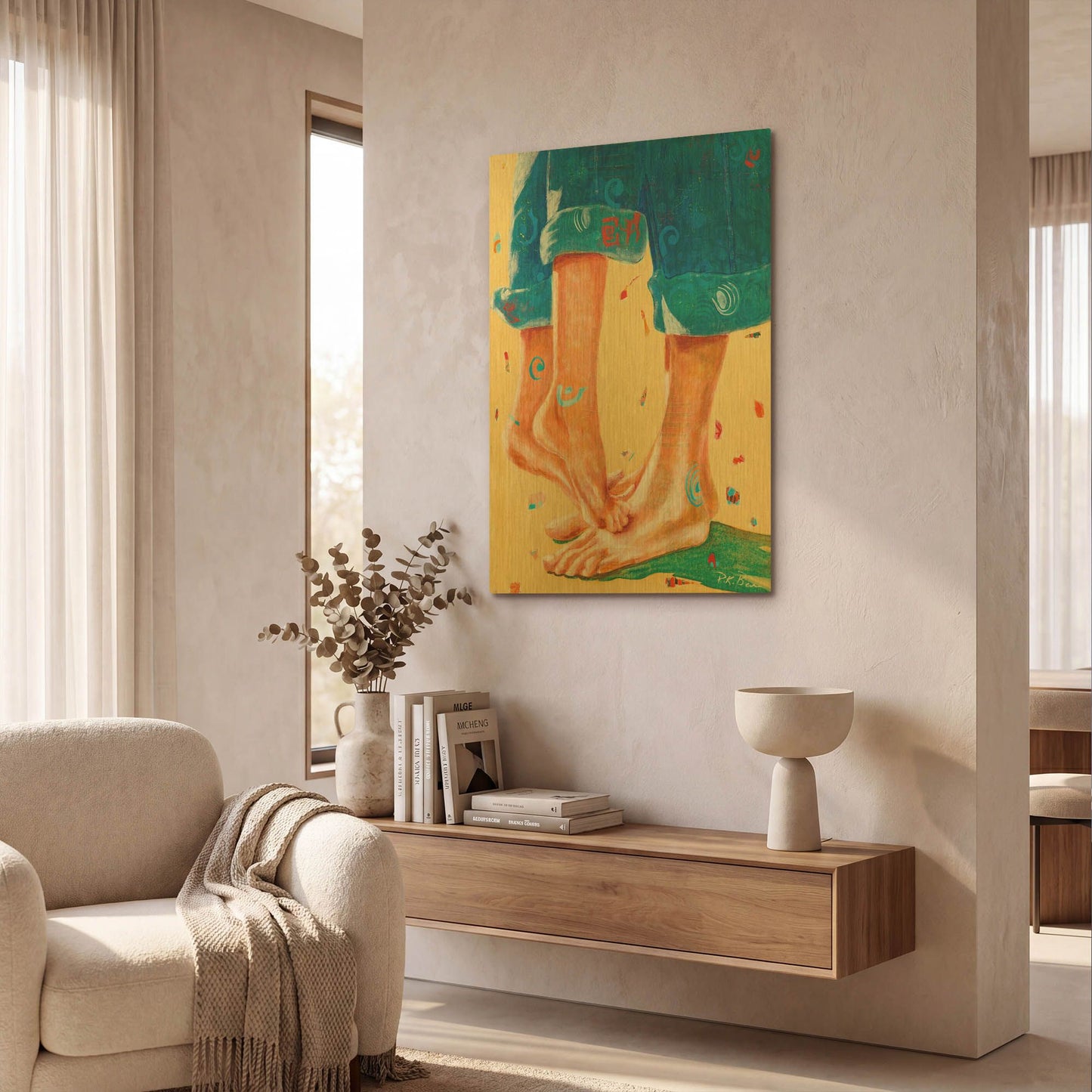 'Better Together' By Pamela Beer Gold Metal Wall Art