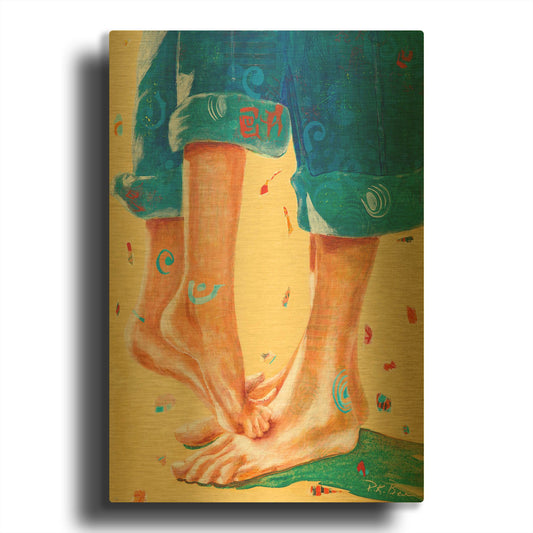 'Better Together' By Pamela Beer Gold Metal Wall Art