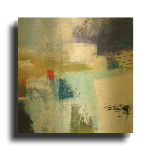 'Assurance' By Pamela Beer Gold Metal Wall Art