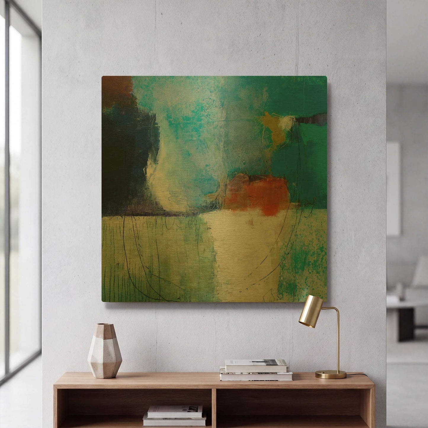 'Faith' By Pamela Beer Gold Metal Wall Art
