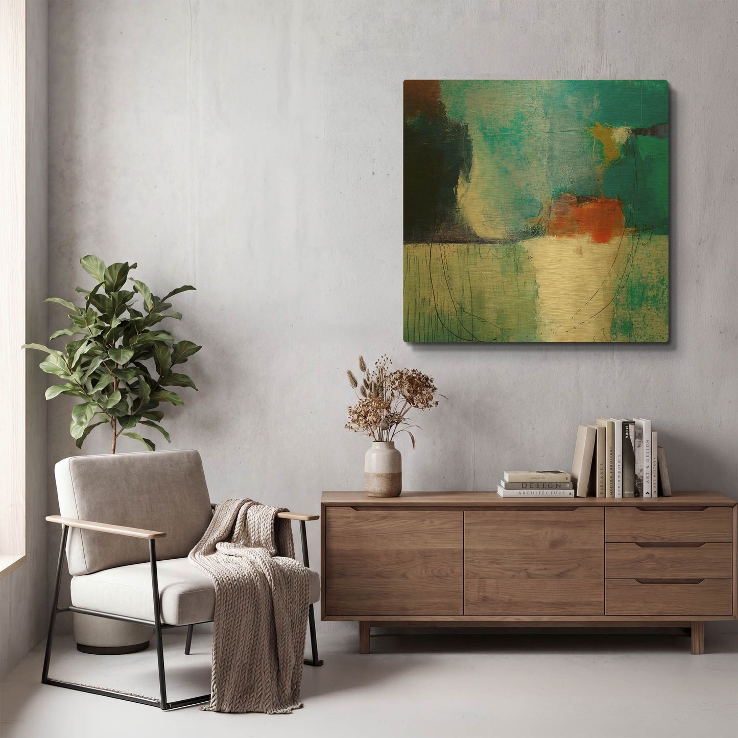'Faith' By Pamela Beer Gold Metal Wall Art