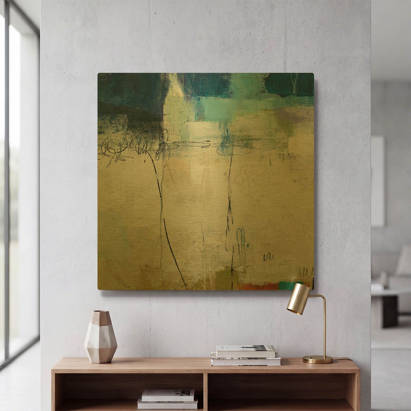 'Promise' By Pamela Beer Gold Metal Wall Art