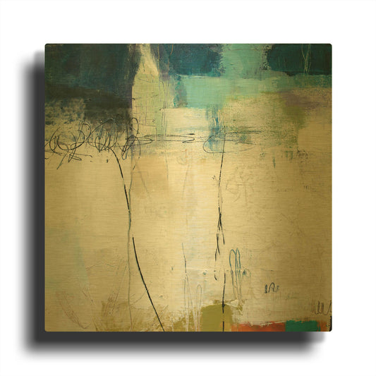 'Promise' By Pamela Beer Gold Metal Wall Art