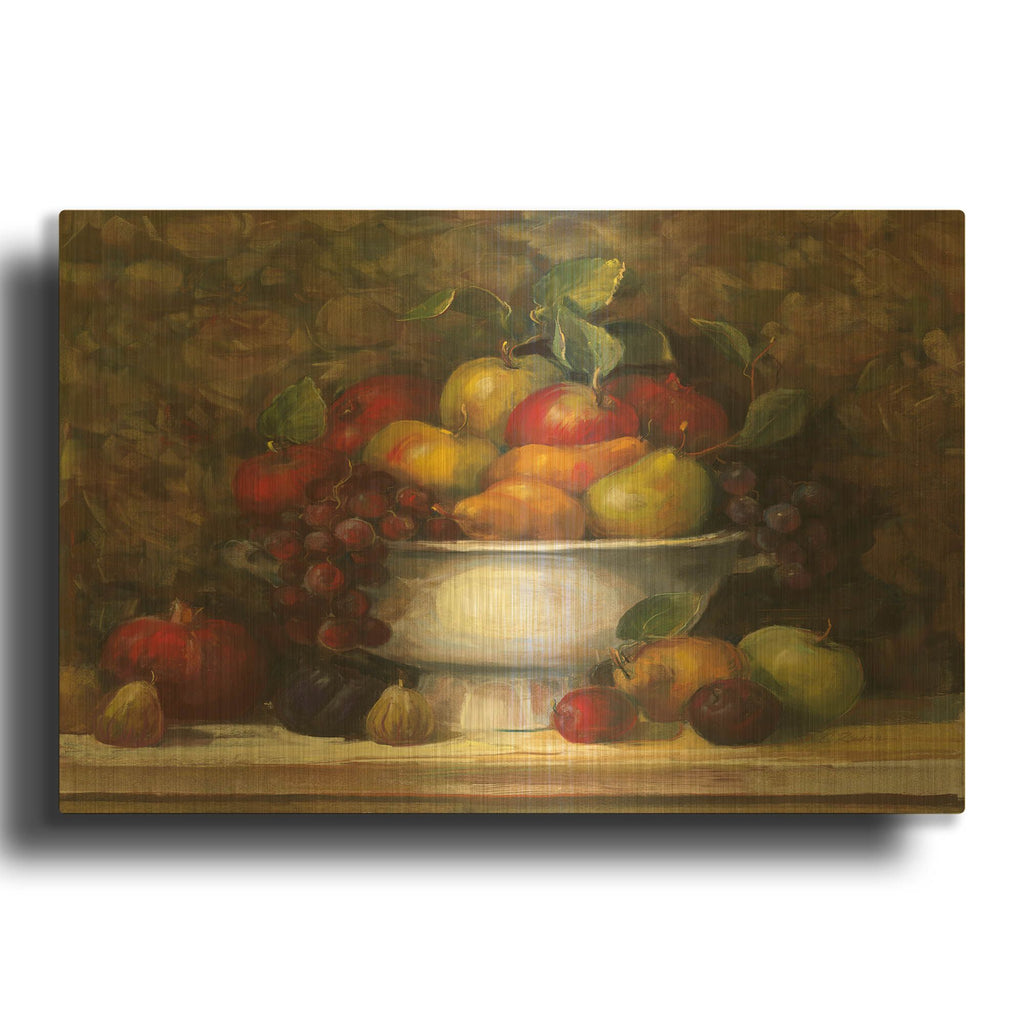 'Holiday Still Liffe' By Carol Rowan Gold Metal Wall Art