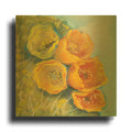 'Blooming Succulent II' By Carol Rowan Gold Metal Wall Art