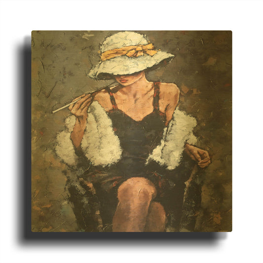'Shokko' By Alexander Gunin Gold Metal Wall Art