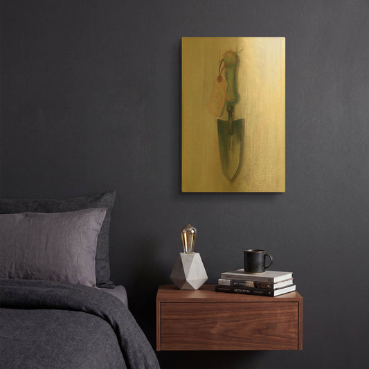 'Trowel' By Carol Rowan Gold Metal Wall Art
