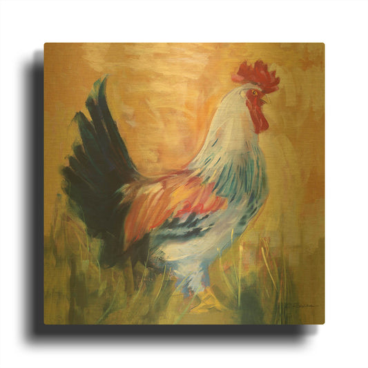 'Horace' By Carol Rowan Gold Metal Wall Art