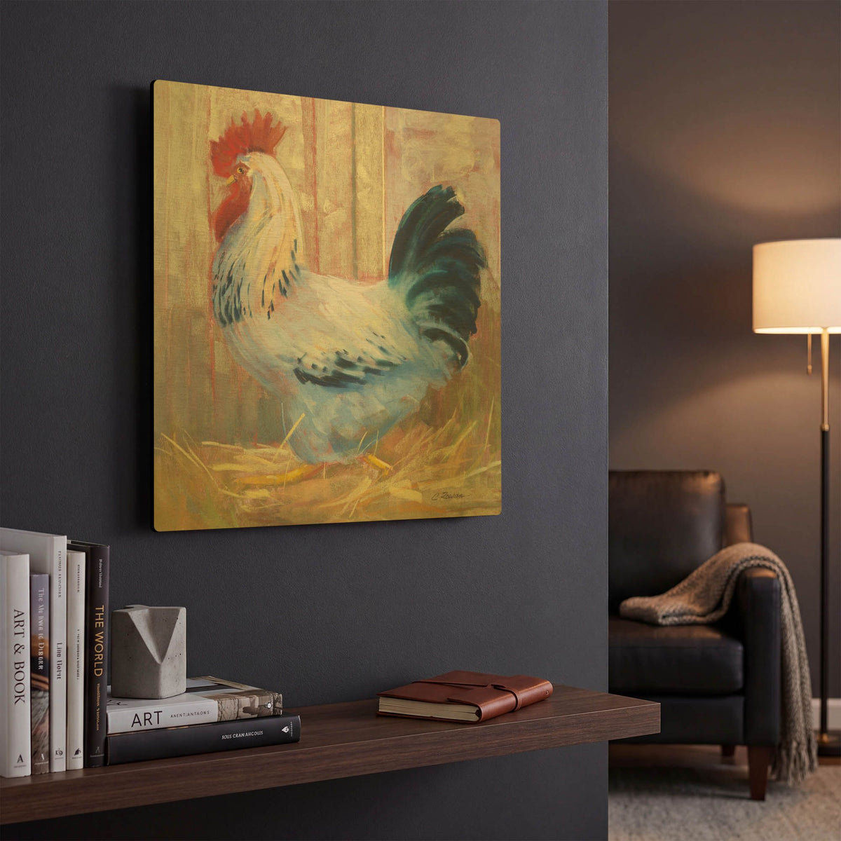 'Hercule' By Carol Rowan Gold Metal Wall Art