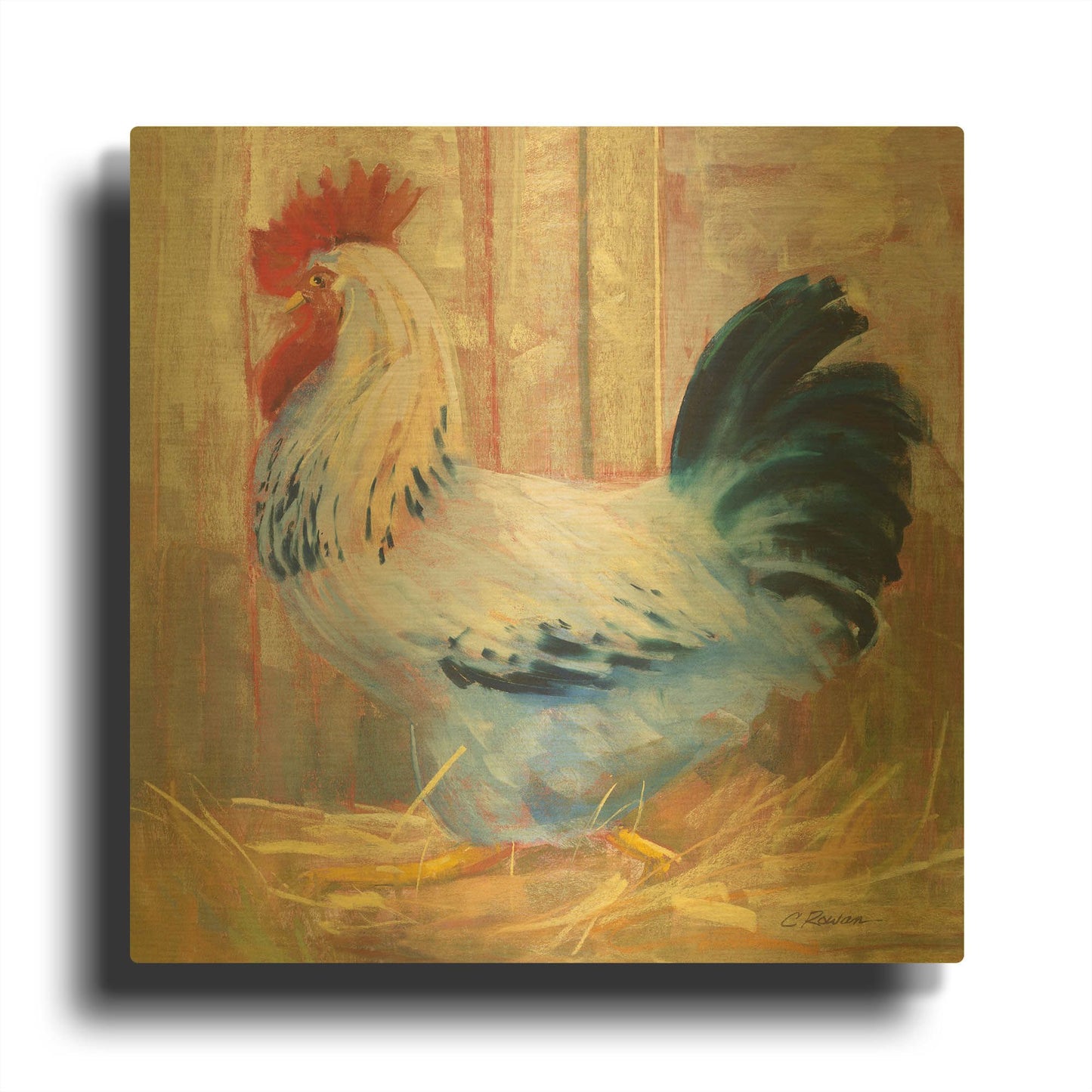 'Hercule' By Carol Rowan Gold Metal Wall Art