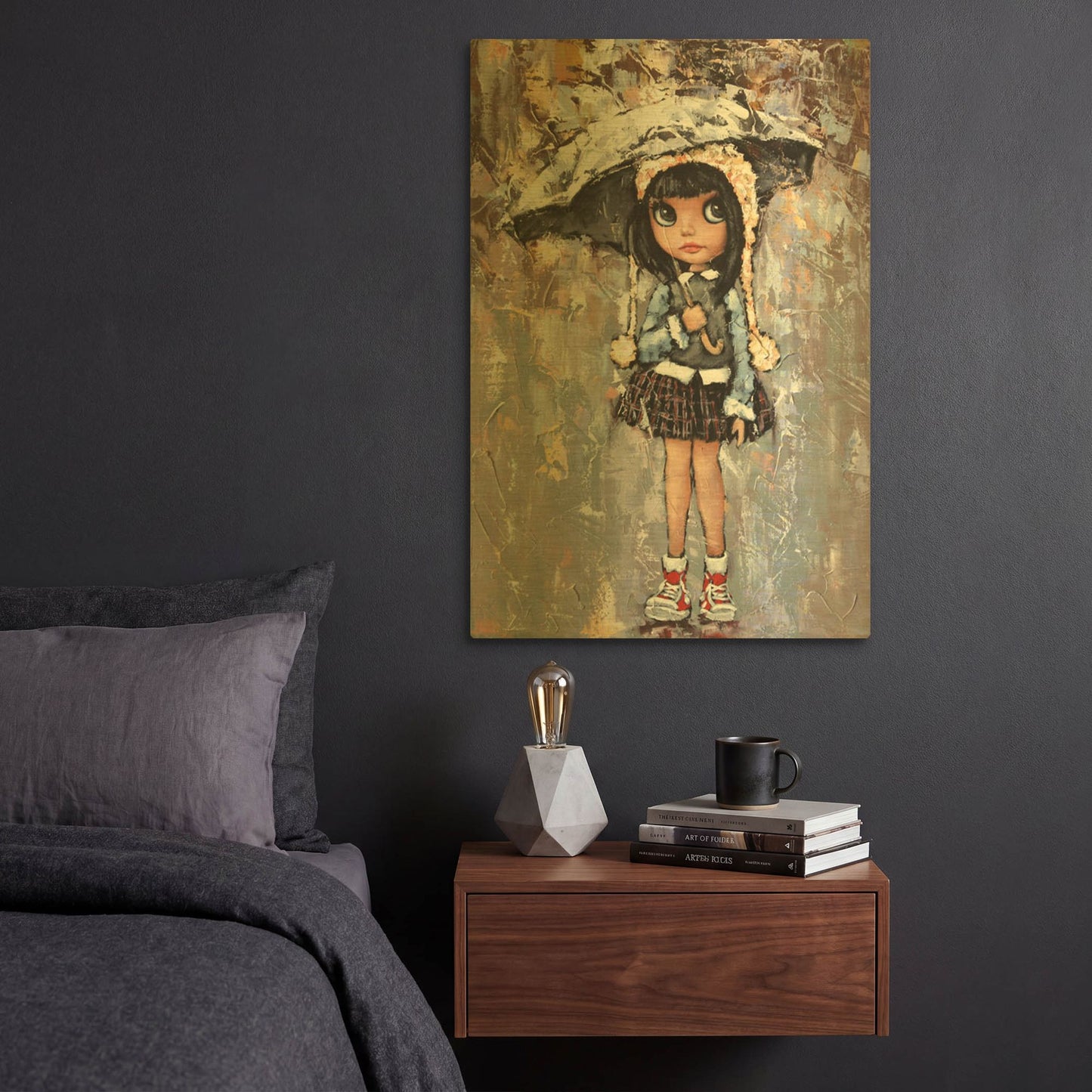 'Summer Rain' By Alexander Gunin Gold Metal Wall Art