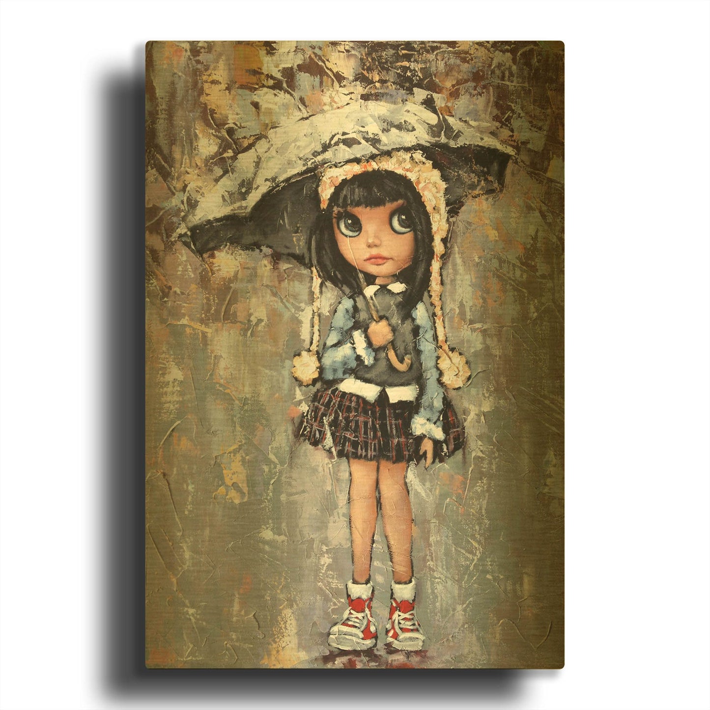 'Summer Rain' By Alexander Gunin Gold Metal Wall Art