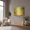 'Caravan Of Dreams' By Keri Bevan Gold Metal Wall Art