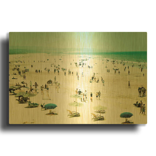 'Caravan Of Dreams' By Keri Bevan Gold Metal Wall Art