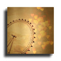 'In Love With London' By Keri Bevan Gold Metal Wall Art