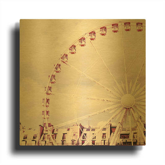 'Paris Parfait' By Keri Bevan Gold Metal Wall Art