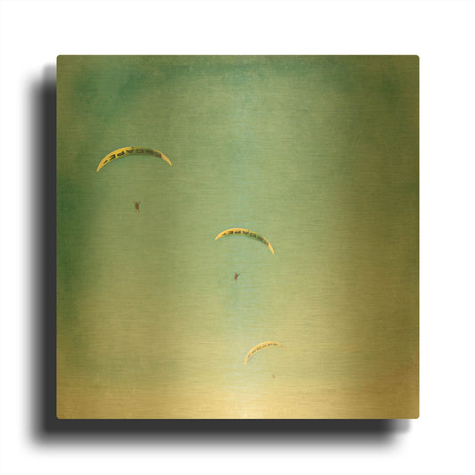 'The Escape' By Keri Bevan Gold Metal Wall Art