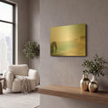'The Jurassic Coast' By Keri Bevan Gold Metal Wall Art
