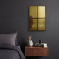 'The Mermaids Song' By Keri Bevan Gold Metal Wall Art