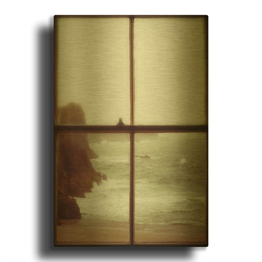 'The Mermaids Song' By Keri Bevan Gold Metal Wall Art