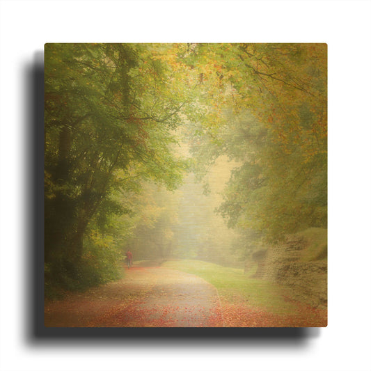 'Into The Light' By Keri Bevan Gold Metal Wall Art