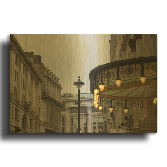 'Palladium' By Keri Bevan Gold Metal Wall Art