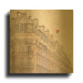 'Heart Paris' By Keri Bevan Gold Metal Wall Art