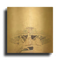 'Storm Riders' By Keri Bevan Gold Metal Wall Art