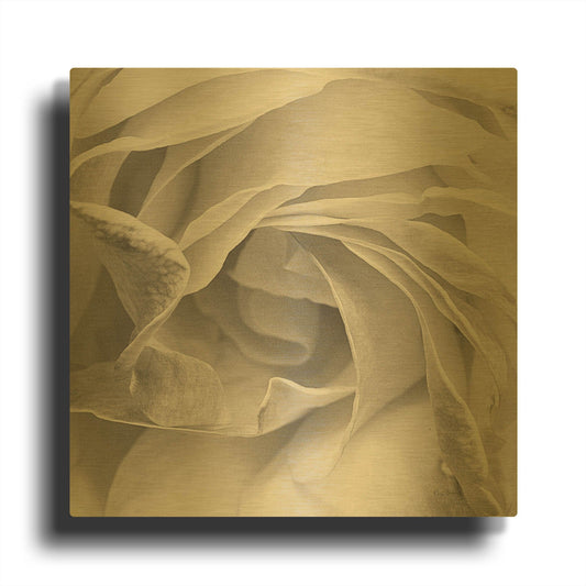 'Georgia Bw' By Keri Bevan Gold Metal Wall Art