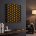 'Nutcracker Pattern Bright II' By Ryan Fowler Gold Metal Wall Art