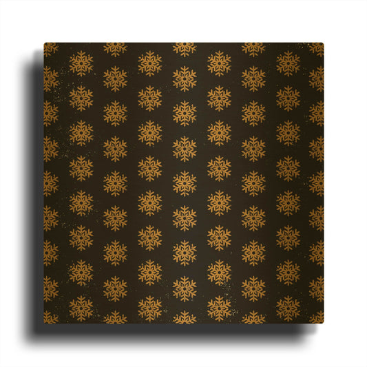'Nutcracker Pattern Bright II' By Ryan Fowler Gold Metal Wall Art