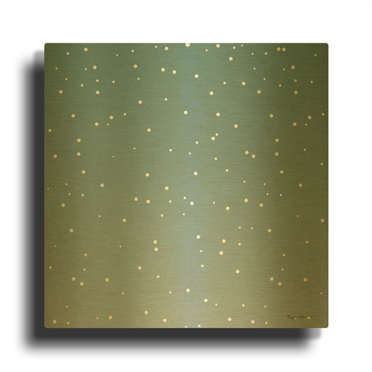 'Nutcracker Pattern Bright V' By Ryan Fowler Gold Metal Wall Art