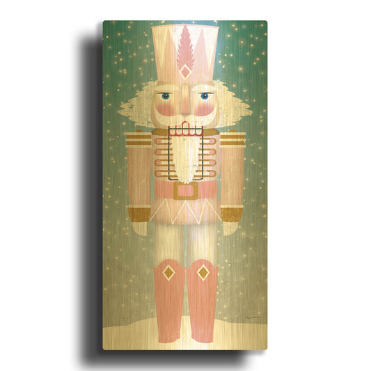 'Nutcracker II Blush' By Ryan Fowler Gold Metal Wall Art
