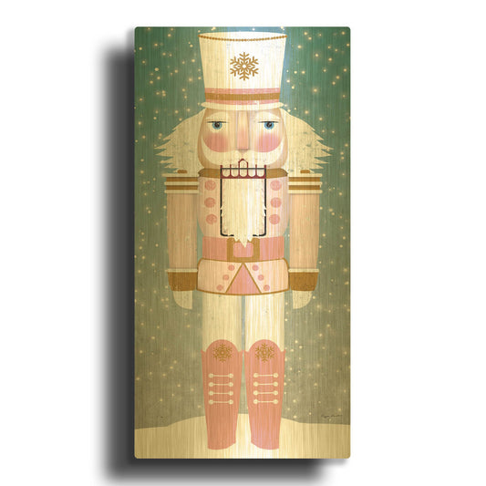 'Nutcracker Iv Blush' By Ryan Fowler Gold Metal Wall Art