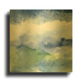 'Midnight At The Lake III' By Mike Schick Gold Metal Wall Art