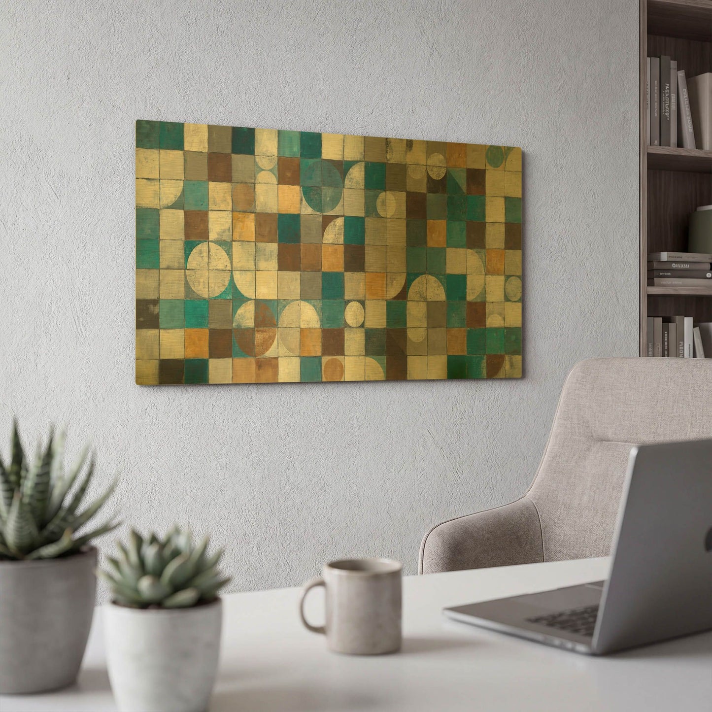 'Tango' By Mike Schick Gold Metal Wall Art