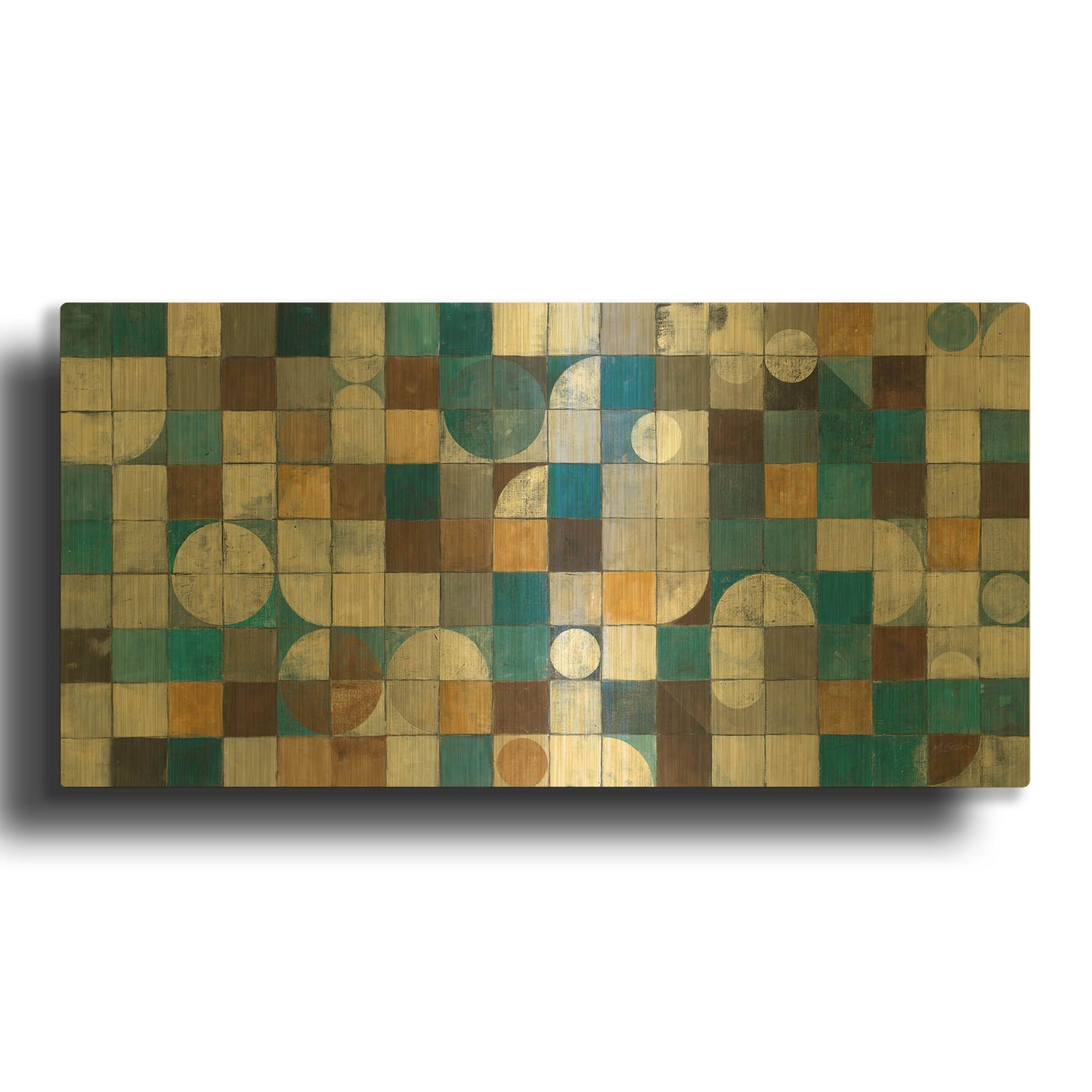 'Tango' By Mike Schick Gold Metal Wall Art