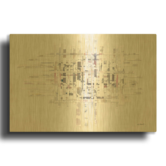 'The Color Of Moonlight' By Mike Schick Gold Metal Wall Art