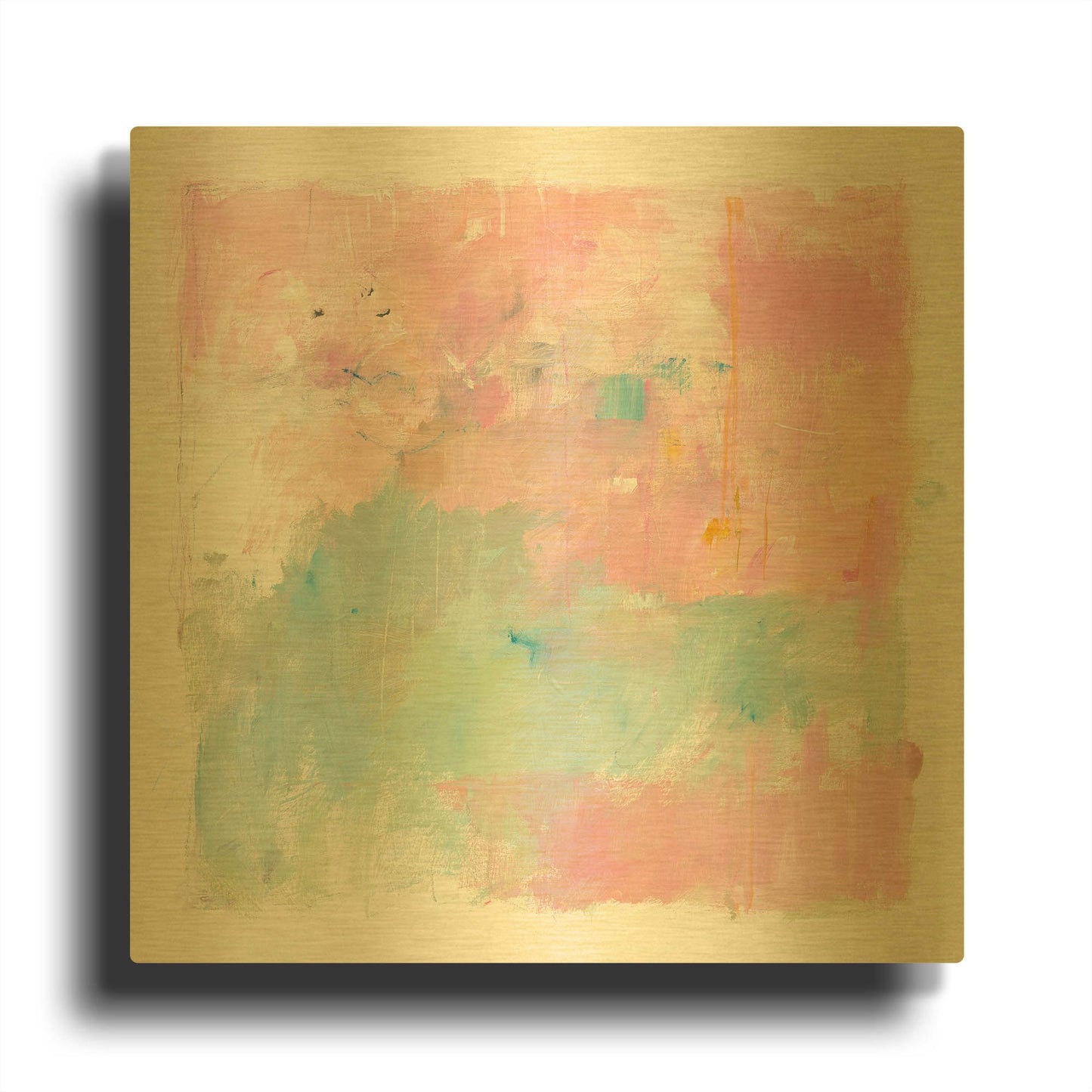 'At Loose Ends' By Mike Schick Gold Metal Wall Art