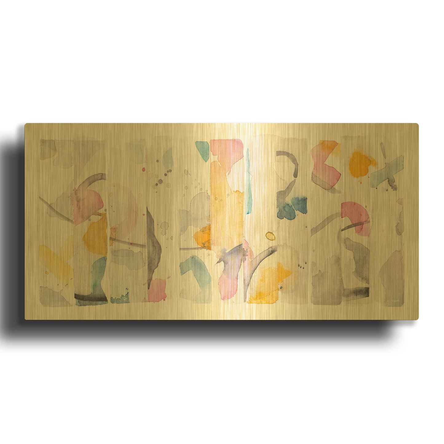 'Day Dream II' By Mike Schick Gold Metal Wall Art